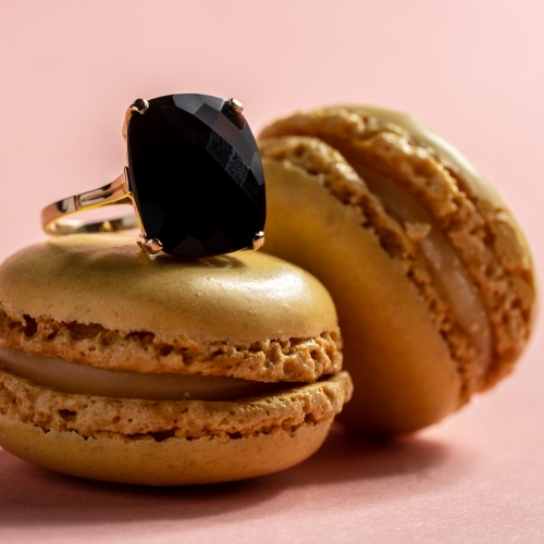 Gold Dolce Vita ring with onyx - 2