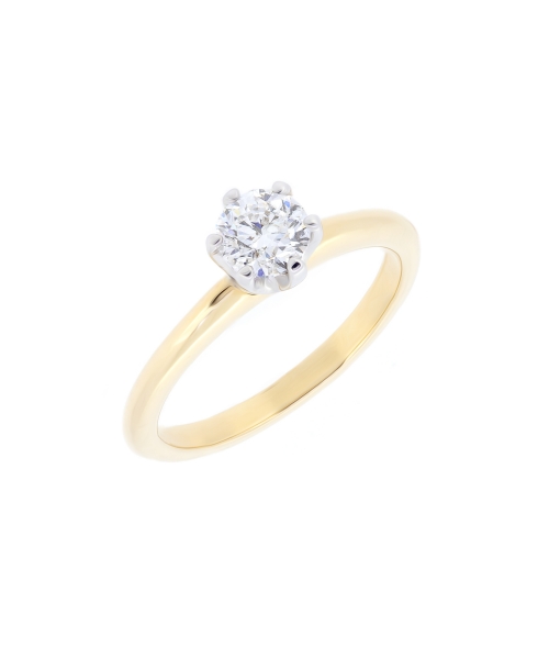 0,50 ct Diamond engagement ring - 2