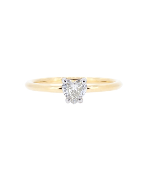 Heart cut diamond ring - 1