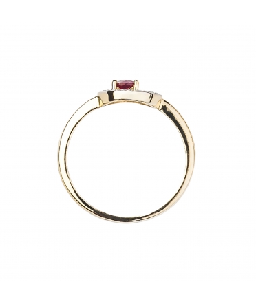 Ruby and diamond ring - 4