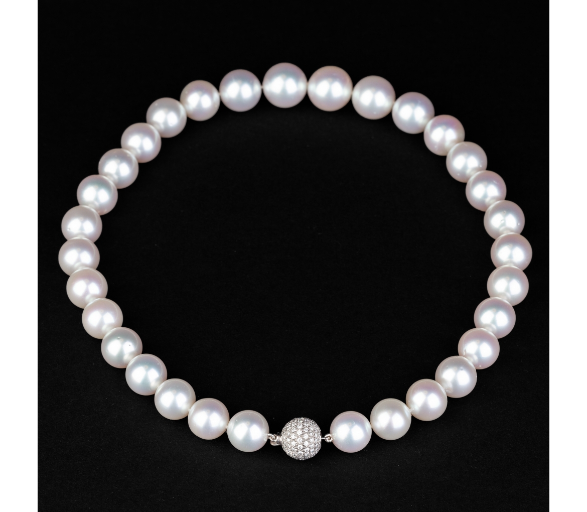 South Sea pearls vintage necklace - 1