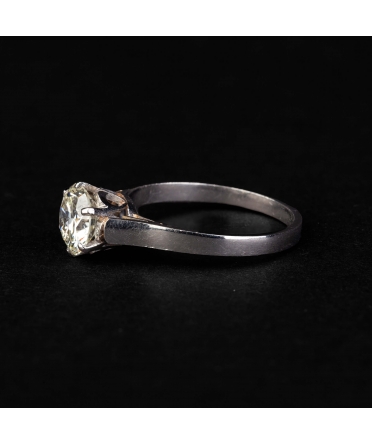 Platinum d1,5 ct diamond ring - 2